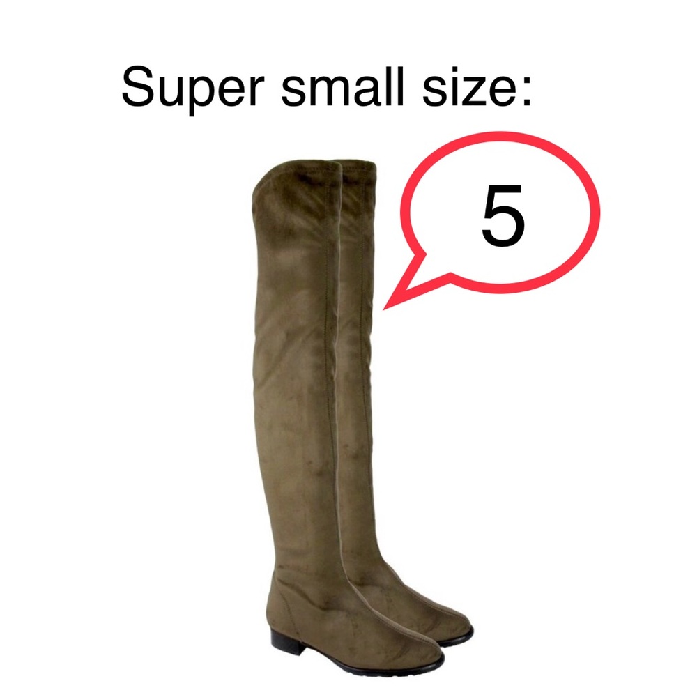 ⭐️HOST PICK⭐ RON WHITE Rapisardi Over-the-Knee Stretch Boot Antelope Eco Leather